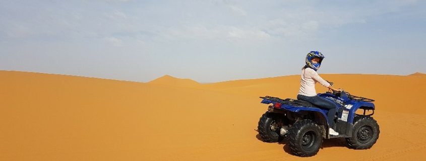 Erg chegaga desert quad biking tour Morocco