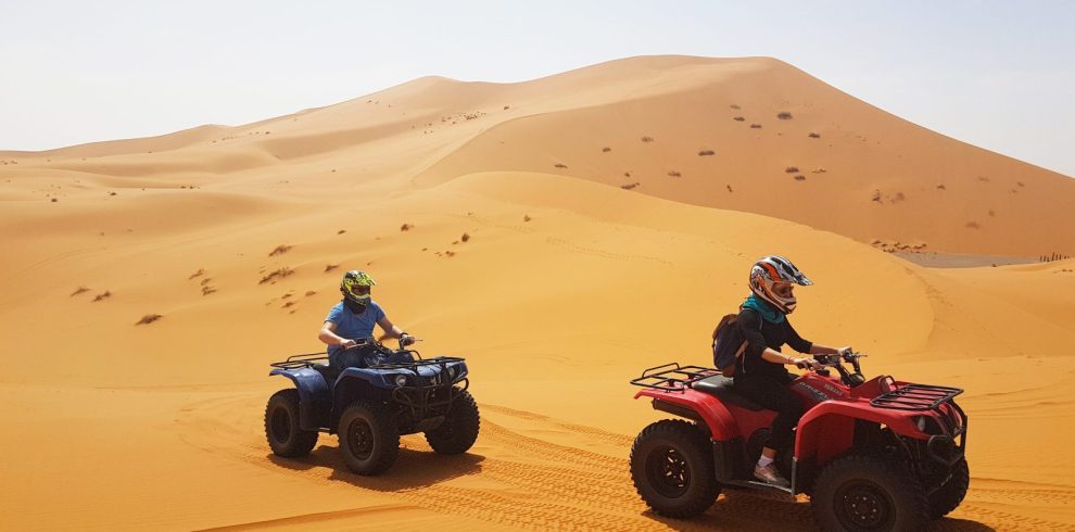 Excursión en quad por el desierto de Merzouga, Merzouga desert ATV quad biking tour